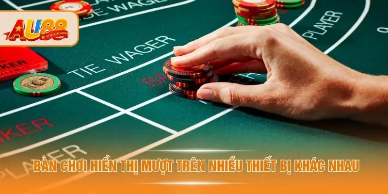 Bàn chơi hiển thị mượt trên nhiều thiết bị khác nhau